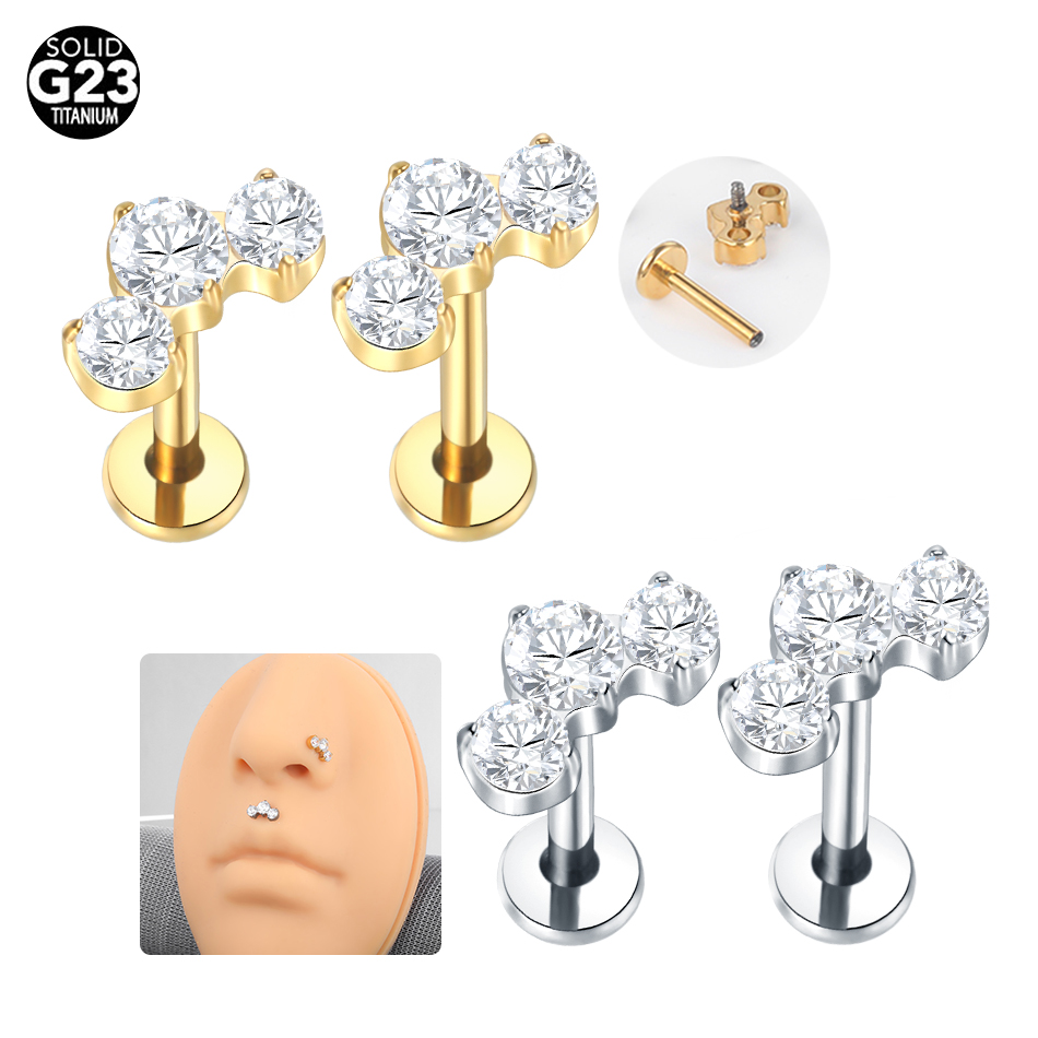 1/5 Uds Piercings de titanio C - Zoor Body Jewelry reseña y precio