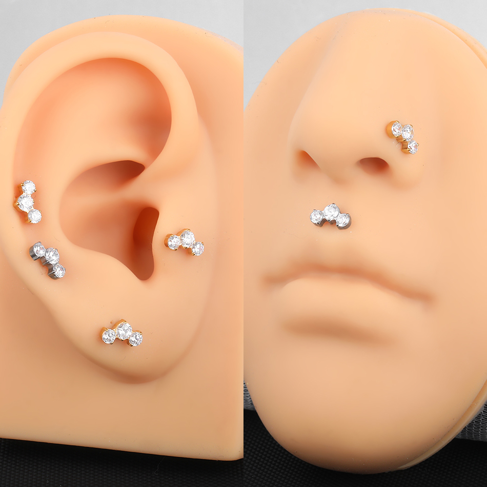 1/5 Uds Piercings de titanio C - Zoor Body Jewelry reseña y precio