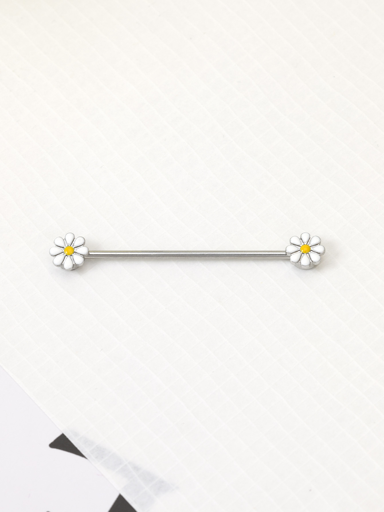 16G flechas corazones barra In - Body Jewelry Industrial reseña y precio