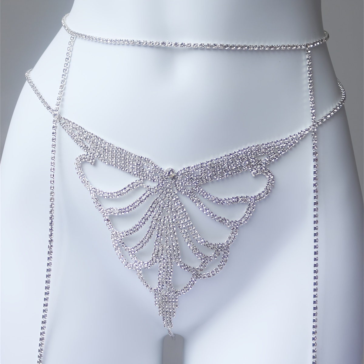 Cadena de cintura de diamantes - Body Jewelry Rhinestone reseña y precio