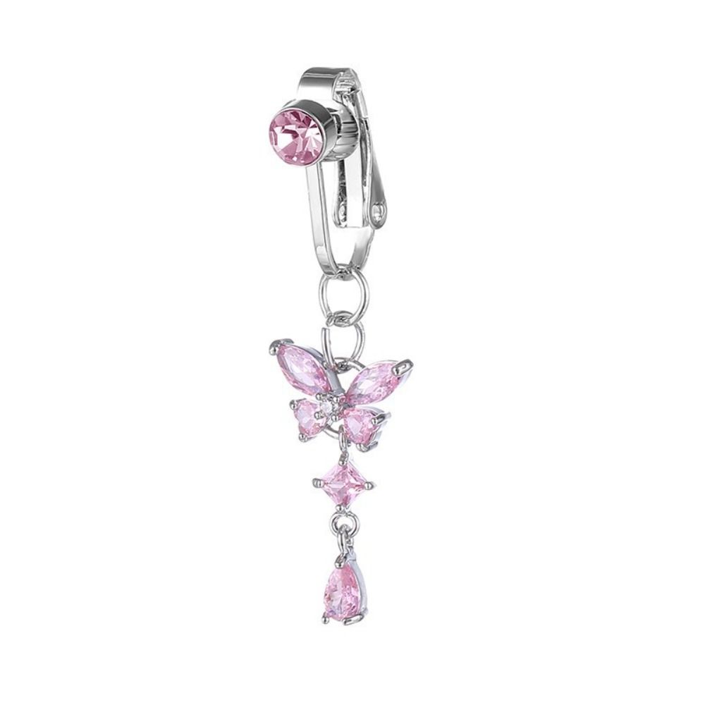 Anillo de Ombligo Falso con Di - Body Jewelry Materials reseña y precio