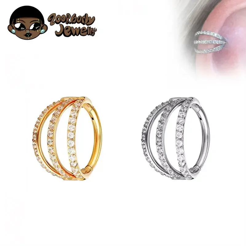 Anillo de titanio G23 con bisa - Zoor Body Jewelry reseña y precio