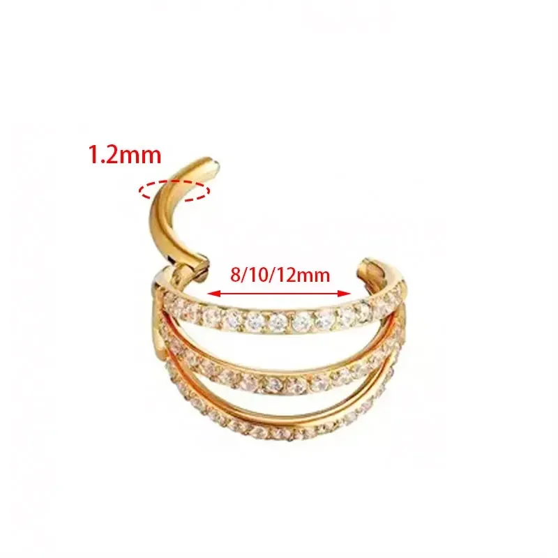 Anillo de titanio G23 con bisa - Zoor Body Jewelry reseña y precio