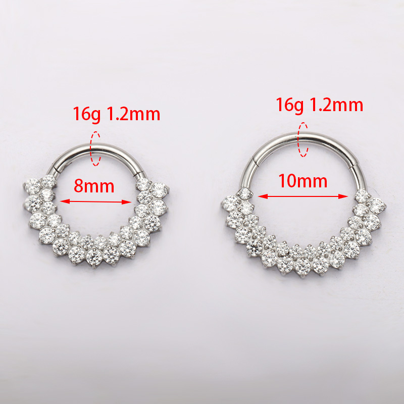 ASTM F136 titanio Clicker tabi - Zoor Body Jewelry reseña y precio