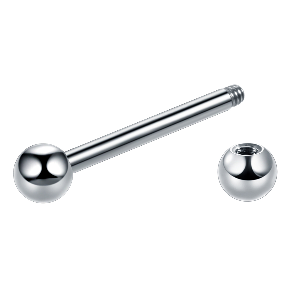 1PC 14G 16G titanio Industrial - Body Jewelry Industrial reseña y precio