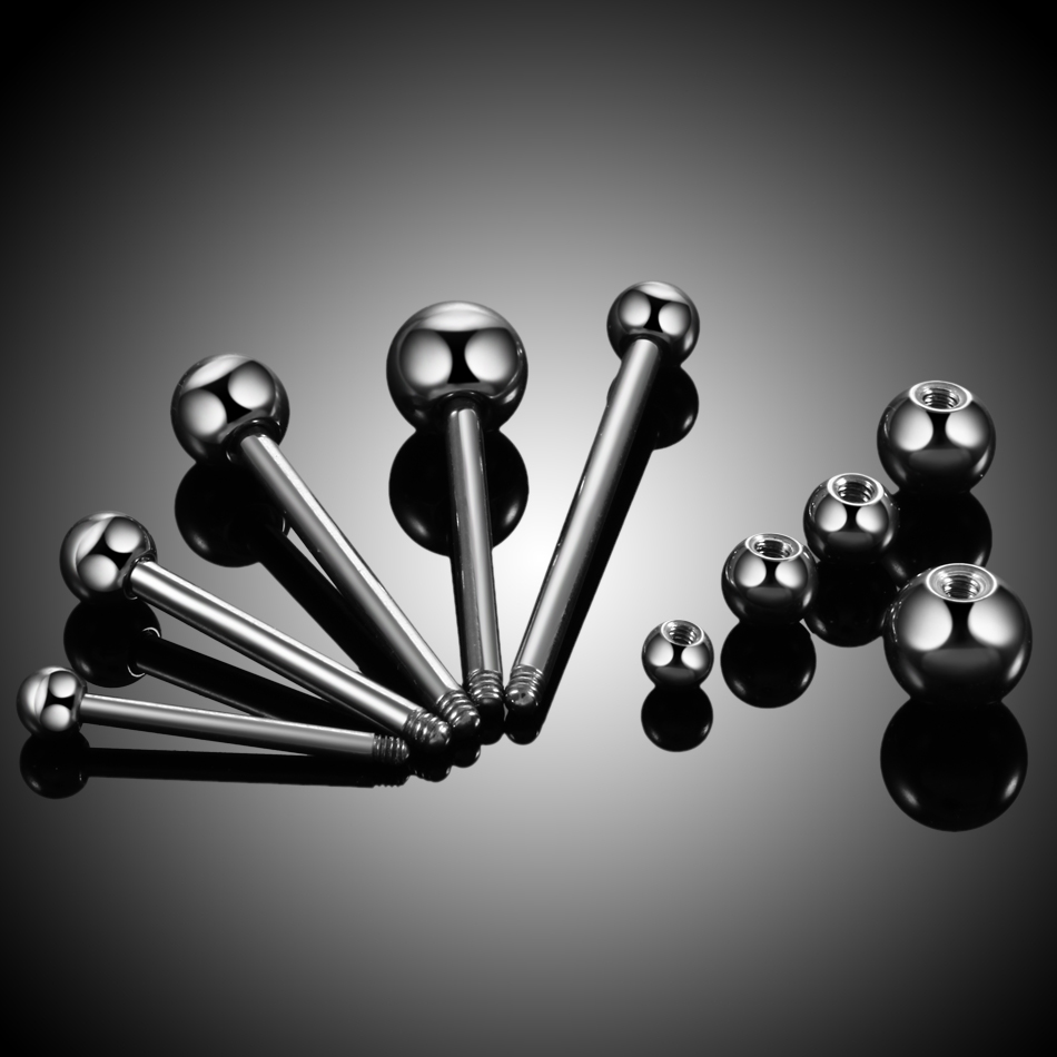 1PC 14G 16G titanio Industrial - Body Jewelry Industrial reseña y precio
