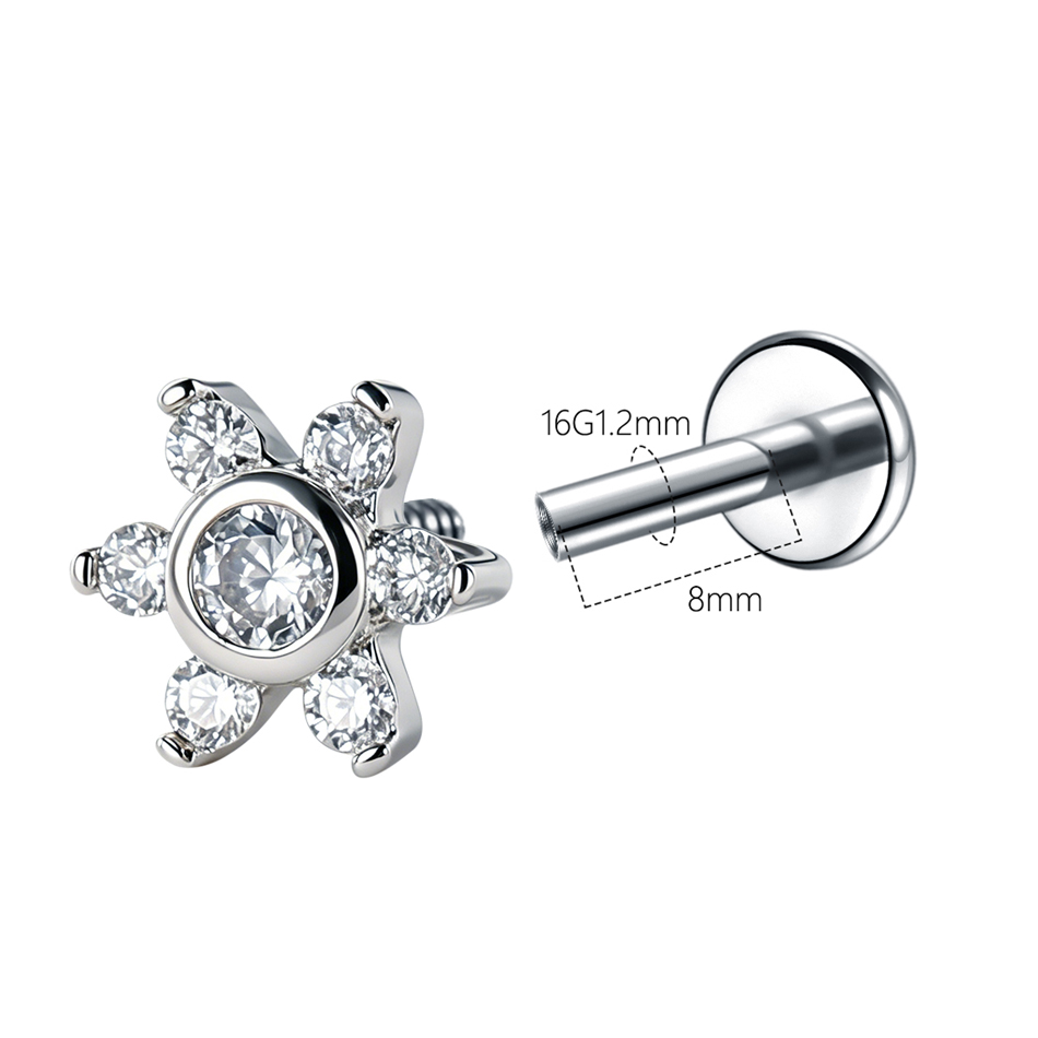 1 Pieza Pendiente de Hélice de - Zoor Body Jewelry reseña y precio