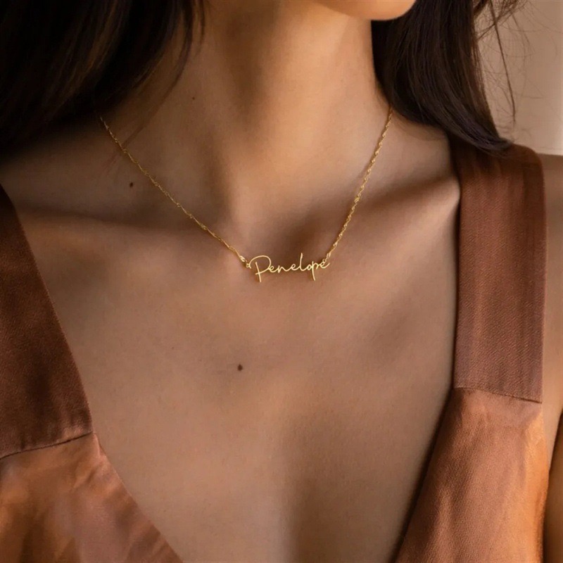 Collar con ondas de agua con n - Body Jewelry Wholesale reseña y precio