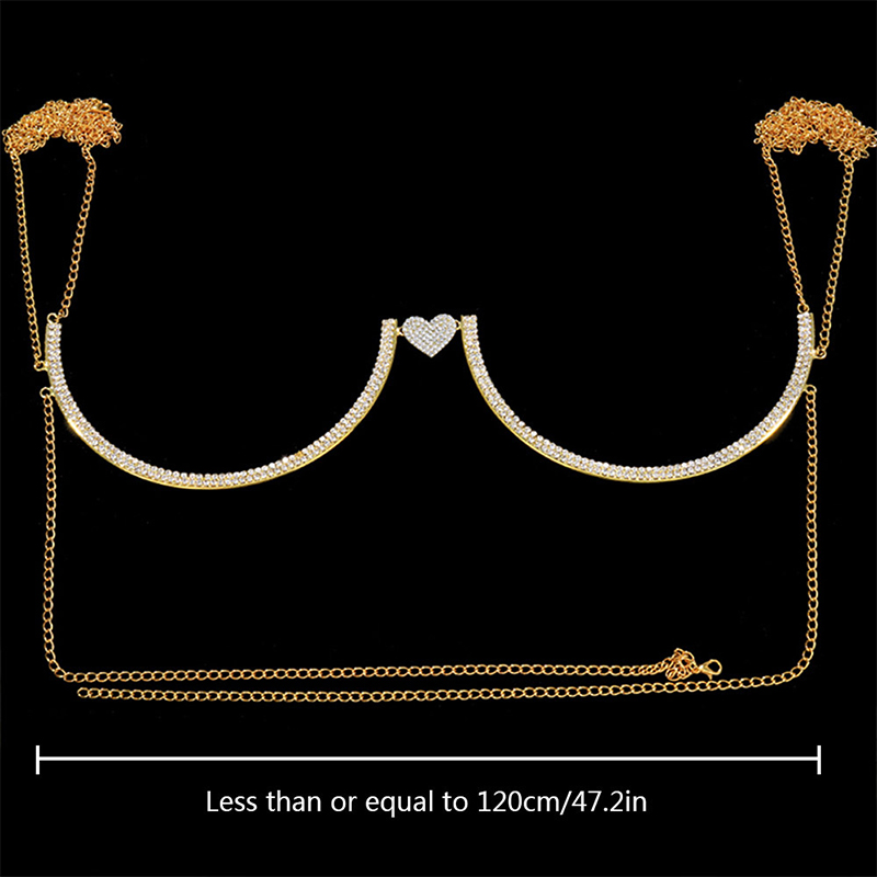 Stonefans-soporte de pecho con - Body Jewelry Rhinestone reseña y precio