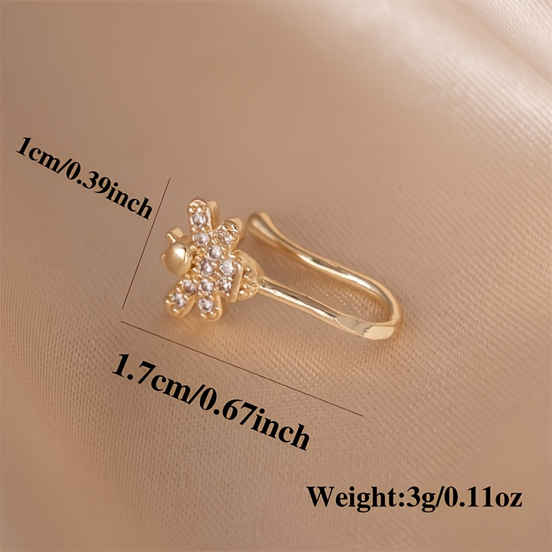 Anillo de nariz no perforado c - Body Jewelry Materials reseña y precio