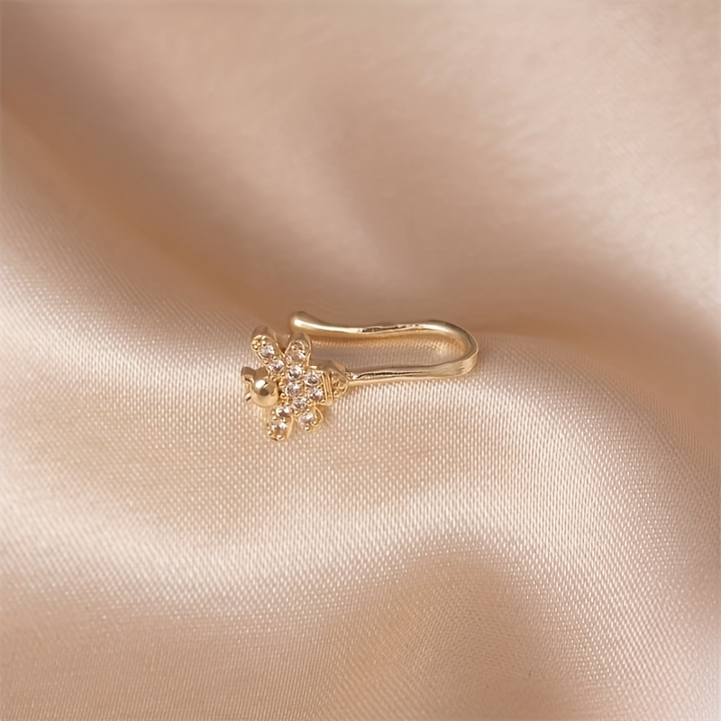 Anillo de nariz no perforado c - Body Jewelry Materials reseña y precio