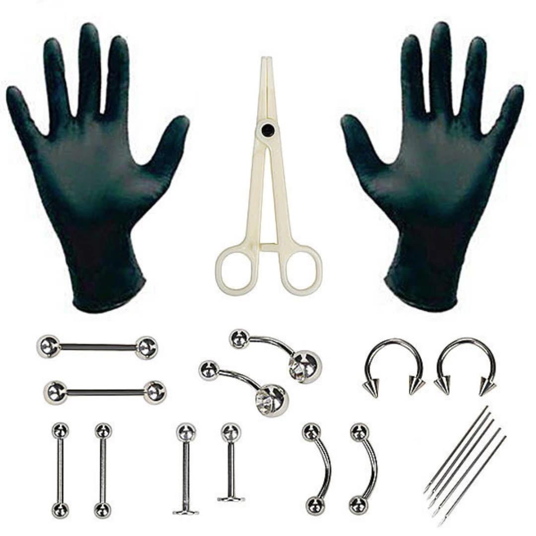 1 Juego de Herramientas Profes - Body Jewelry Kit reseña y precio